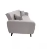 Sofá 3 cuerpos Gris de lino + 2 almohadones - Sillones y sofás, Uruguay | Que Sal Muebleria, vista 3 de 5