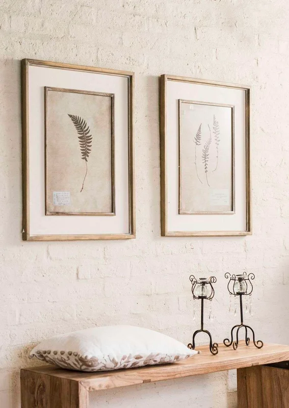 CUADRO SERIE HOJAS 1 - 50 X 65 CMS en Madera natural - Decoración de pared, Uruguay | La Iberica, vista 6