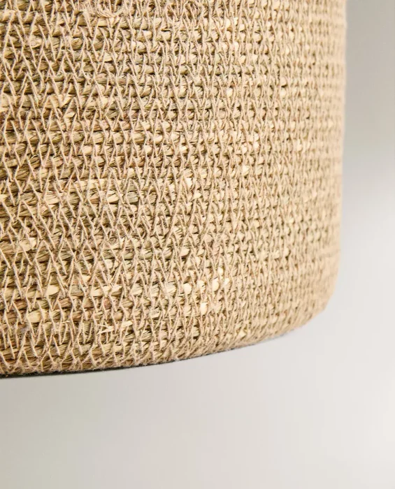 CESTA SEAGRASS TAPA en Beige - Canastos, Uruguay | Zara Home, vista 4
