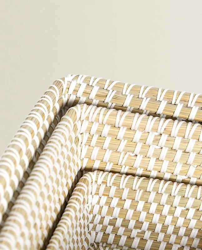 CESTA RECTANGULAR CONTRASTE - Canastos, Uruguay | Zara Home, vista 6