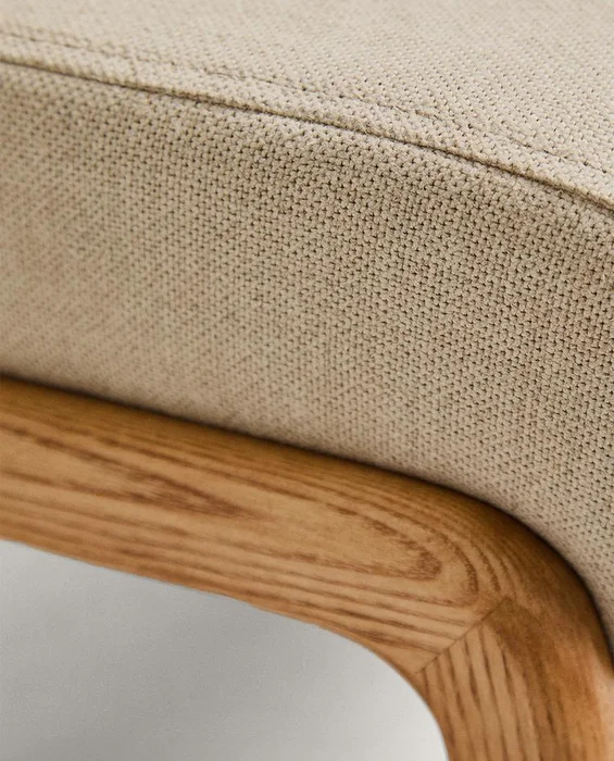 TABURETE REPOSAPIÉS MADERA FRESNO LINO en Beige - Sillas, Uruguay | Zara Home, vista 6