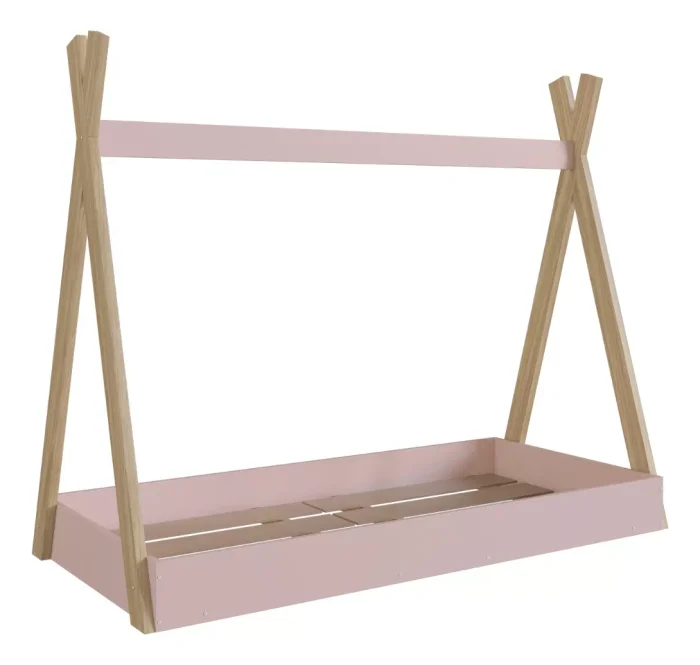 Cama Bosque Montessori 1 plaza Rosa en Rosa - Dormitorio, Uruguay | RM Muebles y Deco, vista 2