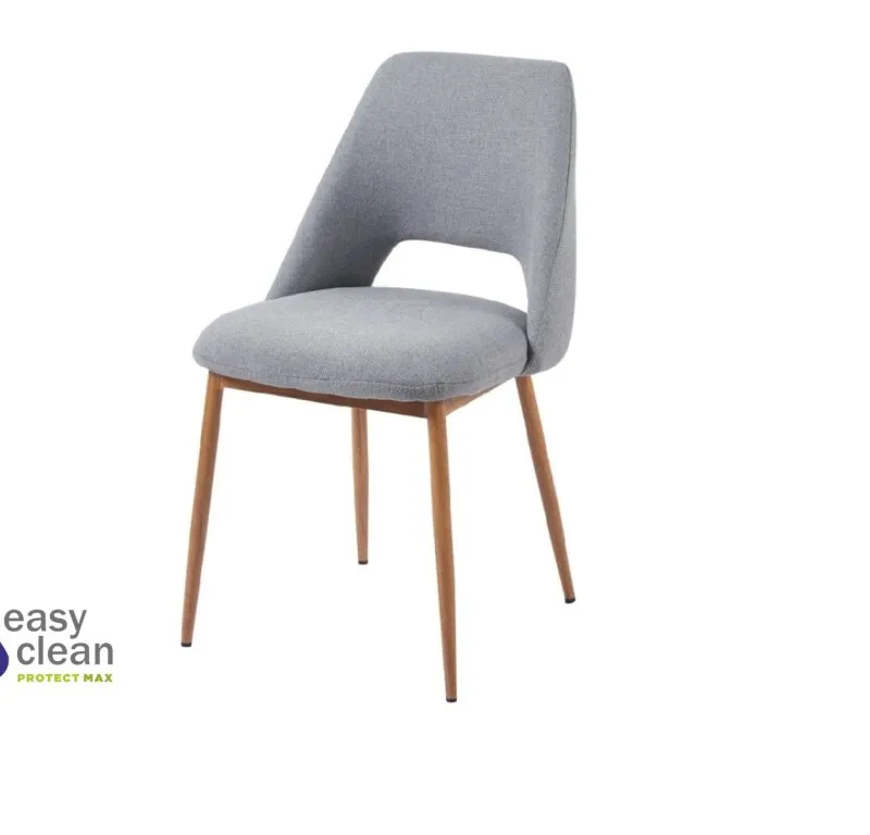 Silla de Comedor tapizada OCTAVIA - Gris en Gris - Sillas, Uruguay | Finkel