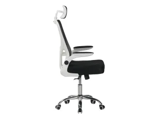 Silla de escritorio con apoya cabeza en disponible Blanco/negro - Escritorios y sillas de escritorio, Uruguay | Que Sal Muebleria, vista 2