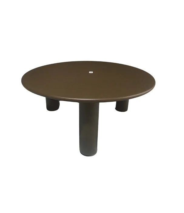MESA IBIZA CENTRO EXTERIOR ALUMINIO en Marrón - Muebles para el exterior, Uruguay | Masinfinito Casa