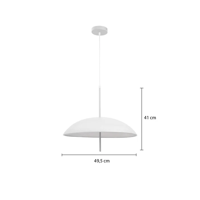 Luminaria Colgante Pauline Big Blanca ø 49,5 cm en Blanco - Lámparas colgantes, Uruguay | Serlux, vista 7
