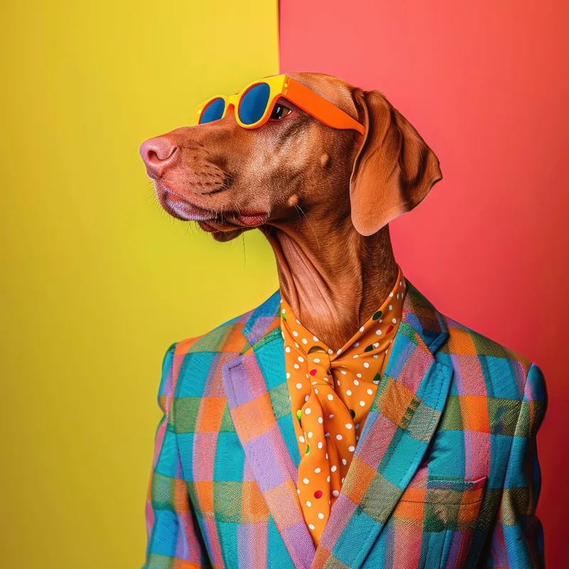 Perro en Multicolor - Láminas, Uruguay | Mara Estudio