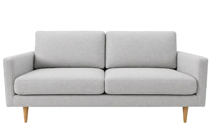 Sofá PRADA 3 cps PREVENTA - Gris Claro Tela Rústica en Gris - Sillones y sofás, Uruguay | Finkel