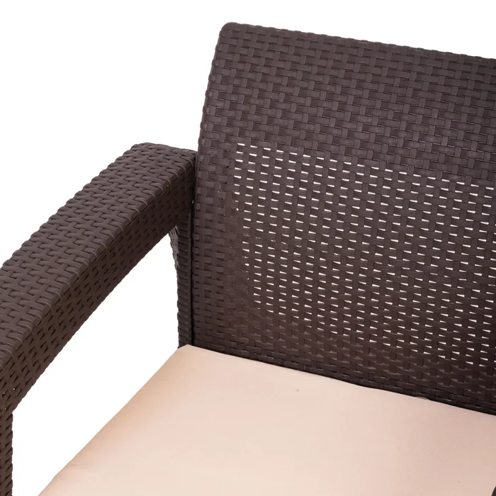 Set De Living Polipropileno Marron Turim en Marrón - Muebles para el exterior, Uruguay | Divino, vista 6