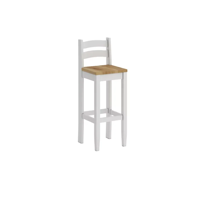 Banqueta Línea México - Color Blanco en Multicolor - Sillas, Uruguay | Concetto Casa