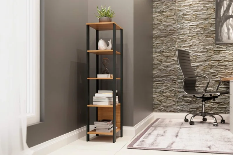 Torre con 5 Estantes 100% MDF - Linea Factory - Bibliotecas, Uruguay | Balton, vista 5