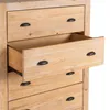 Comoda Cajonera 5 Cajones Madera Natural-beige Montauk en Madera natural - Cómodas, Uruguay | Divino, vista 4 de 6