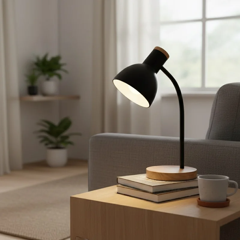 Lámpara de mesa Nora Black en Negro - Lámparas de mesa, Uruguay | La Perla, vista 4