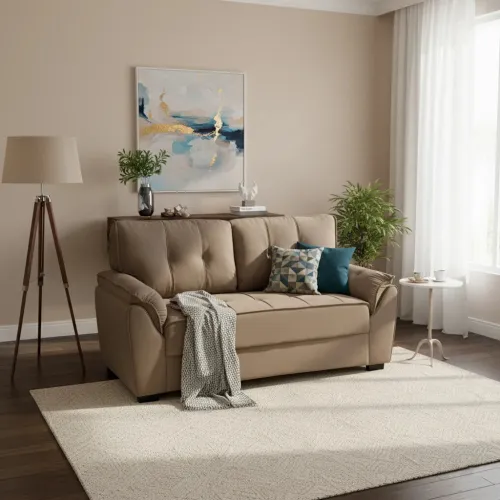 Sillón 2 Cuerpos - Clean - Beige en Beige - Sillones y sofás, Uruguay | Ecowood