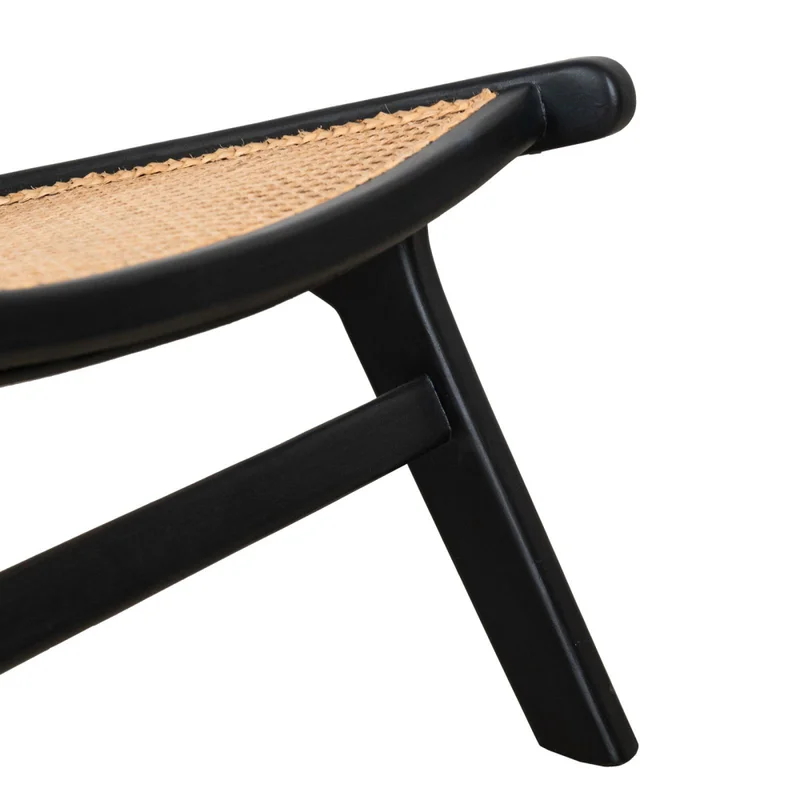 Butaca Rattan-y-madera Negro Komodo en Negro - Sillones y sofás, Uruguay | Divino, vista 6