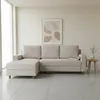 Rinconera Lucci - Tela Microfibra - Chaise izquierdo - Berlin 02 (Beige) en Beige - Sillones y sofás, Uruguay | NYR, vista 2 de 6