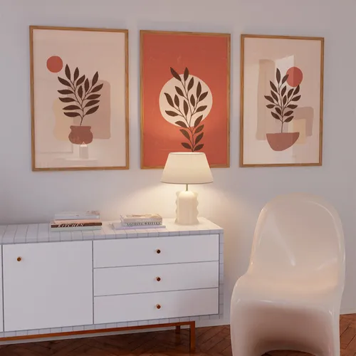 Boho Tríptico N.02 en Multicolor - Láminas, Uruguay | La Cuadrería
