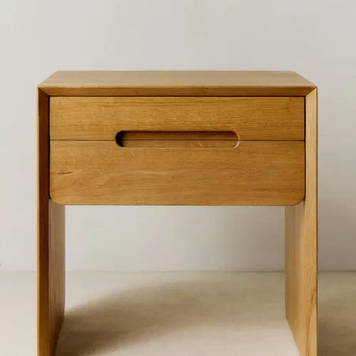 MESITA DE NOCHE MADERA ROBLE - Mesas de luz, Uruguay | Zara Home