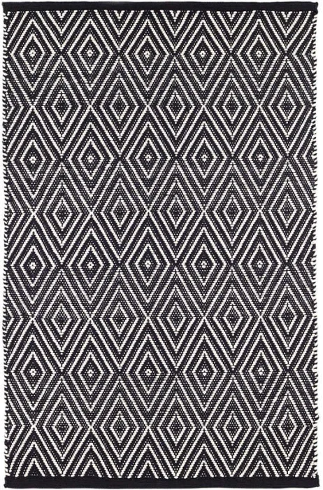 DIAMOND BLACK/IVORY INTERIOR/EXTERIOR en Negro - Textiles, Uruguay | Sentido Jose Ignacio