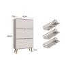 Zapatera con cajones color Beige en Beige - Aparadores y recibidores, Uruguay | RM Muebles y Deco, vista 3 de 4