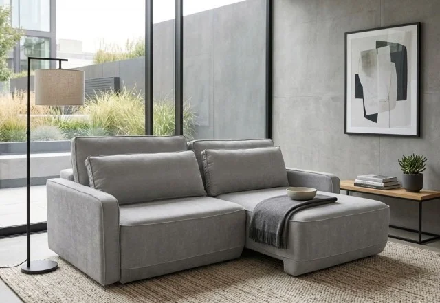 Sofa Away 3 lugares en Verde, beige - Sillones y sofás, Uruguay | New York Home, vista 2
