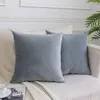 ALMOHADON VELVET 40x40CM CELESTE en Celeste - Textiles, Uruguay | Decohogar, vista 3 de 3