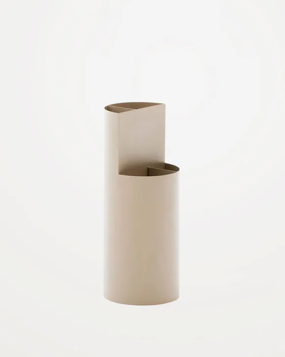 Paragüero Atin de metal - beige en Beige - Percheros y colgadores, Uruguay | Kavehome
