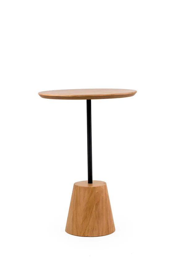 MESA LATERAL PETALA P CINAMOMO 30X30X48H CM - Mesas de arrimo, Uruguay | Vinibel, vista 2