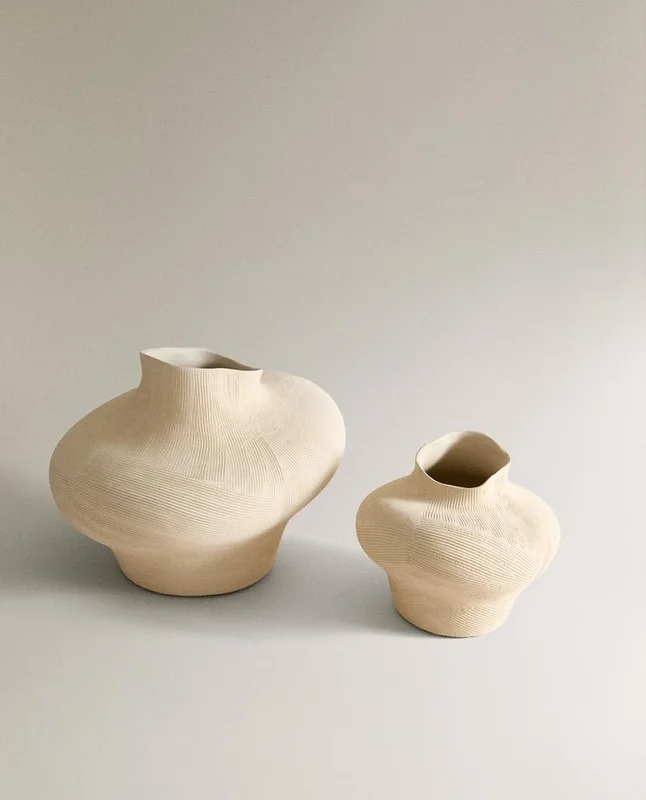 JARRÓN CERÁMICA IRREGULAR - Jarrones, Uruguay | Zara Home, vista 3