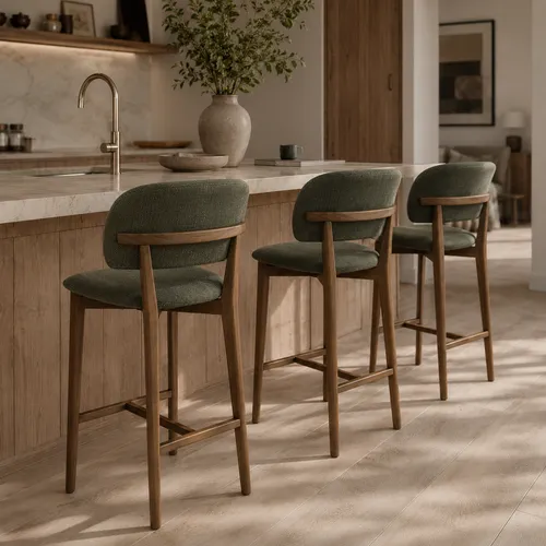 Banqueta Nisia (65cm Altura Asiento) en Verde - Sillas, Uruguay | Casa Brava