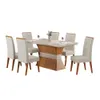 Juego Comedor Mesa 6 Sillas Living Everest en Amarillo - Respaldos de cama, Uruguay | Muebles Express, vista 1 de 2