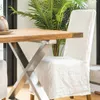FUNDA SILLA AÑO 50 - LINO BLANCO - Sillas, Uruguay | La Iberica, vista 3 de 5