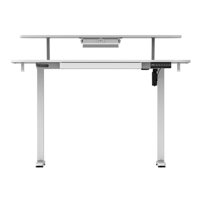 Escritorio Regulable Metal-y-mdf Blanco Aileron en Blanco - Escritorios, Uruguay | Divino, vista 4