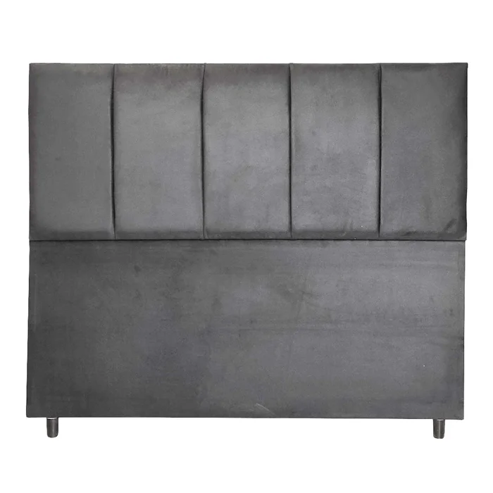Respaldo Cabecera Queen Gold - Tela Suede en Negro - Respaldos de cama, Uruguay | Delta Center, vista 2