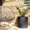 Macetero Cilindro 40 Negro Alto 40cm x 40cm diametro, 50 lts en Negro - Macetas, Uruguay | Champagne Home, vista 3 de 3