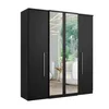 Placard Ropero 4 Puertas Mdp Negro Splendore Glass en Negro - Roperos y placares, Uruguay | Divino, vista 3 de 3