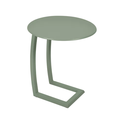 MESA AUXILIAR OFFSET D48CM Alizé en Verde - Mesas de living, Uruguay | Pipi Cucu Paris