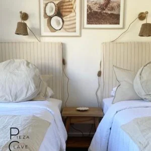 Respaldo con funda diseño fuelle en Beige - Dormitorio, Uruguay | Pieza Clave, vista 2