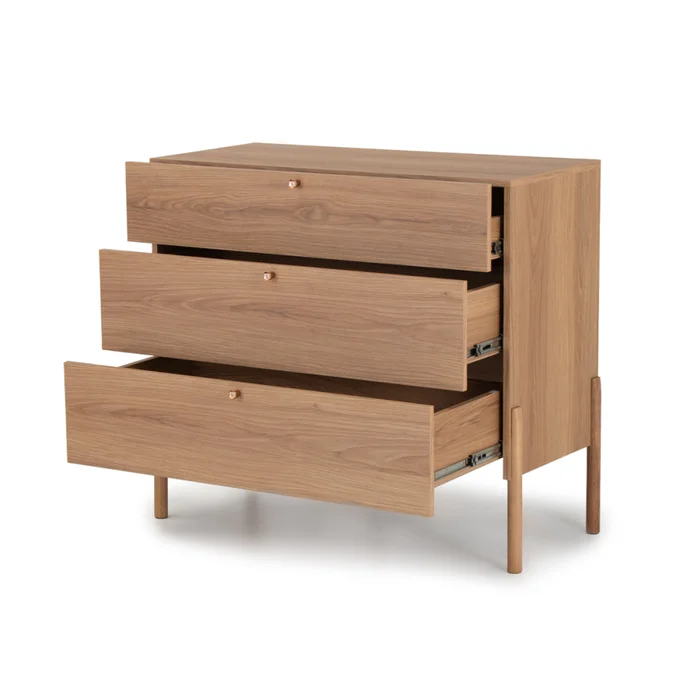 Comoda Oslo Lisa - Natural en Marrón - Cómodas, Uruguay | NYR, vista 3