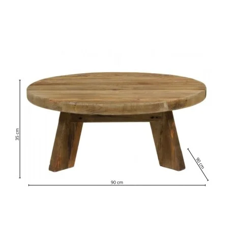 Mesa de living redonda Linea Rimini en Marrón - Mesas de living, Uruguay | La Cueva Muebles, vista 14