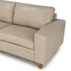 Sofá Royale - Cuero Básico - 3 cuerpos - 519 (Beige) en Beige - Sillones y sofás, Uruguay | NYR, vista 3 de 3