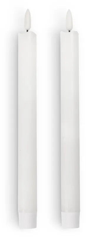 Vela candelabro LED ESBEN A25cm 2 uds en Blanco - Velas y Portavelas, Uruguay | JYSK