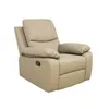 Recliner Manual 1 Cuerpo Cuero Marron Lina Taupe en Beige - Sillones y sofás, Uruguay | Divino, vista 2 de 6