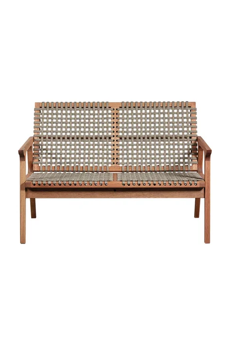 SOFA TRACO 2 LUGARES CUERDA RAMI 119x72x83CM JATOBA - Muebles para el exterior, Uruguay | Vinibel, vista 2