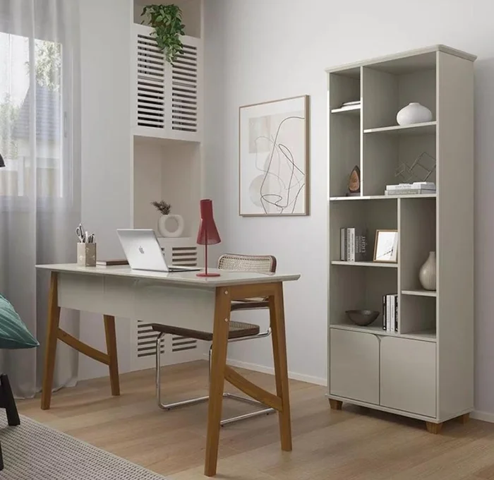 ESTANTERIA TAURUS - OFF WHITE CH9062 - Bibliotecas, Uruguay | Rosas Hermanos, vista 3