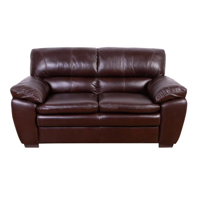 Sofá 2 Cuerpos Cuero-100-natural Marron New Focus Cognac en Marrón - Sillones y sofás, Uruguay | Divino, vista 3
