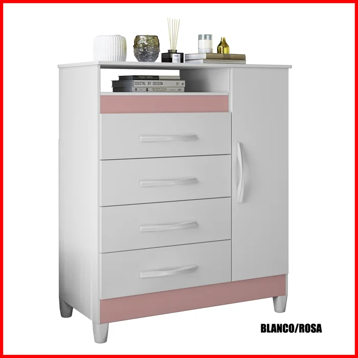 Comoda + puerta – Turquesa 4866 - Cómodas, Uruguay | Punto Unión, vista 2