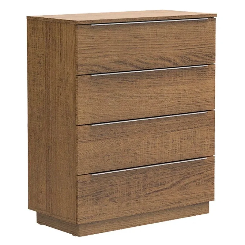 Comoda 4 Cajones en Madera natural - Cómodas, Uruguay | Balton, vista 3