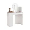Tocador Espejo Led - Aurea - FIT - Blanco en Blanco - Escritorios y sillas de escritorio, Uruguay | Ecowood, vista 2 de 5