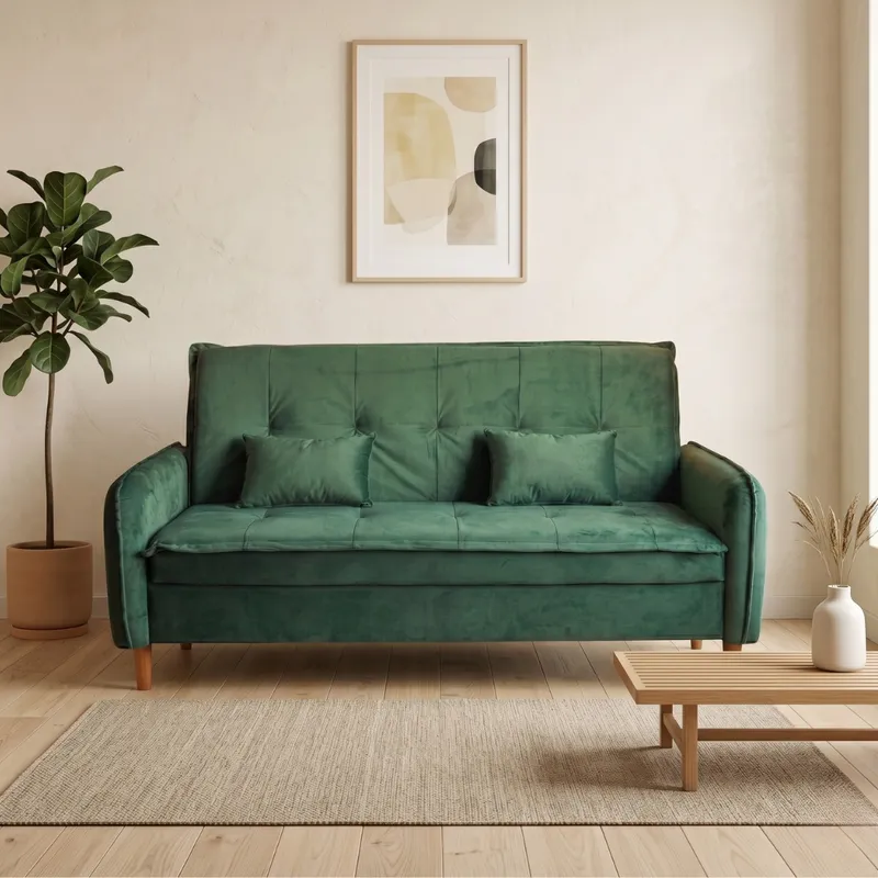 Sofa cama Anna - Moderna Hogar en Verde - Sillones y sofás, Uruguay | Moderna Hogar
